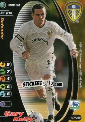 Sticker Gary Kelly - Football Champions England 2001-2002 n. 127 - Wizards of The Coast