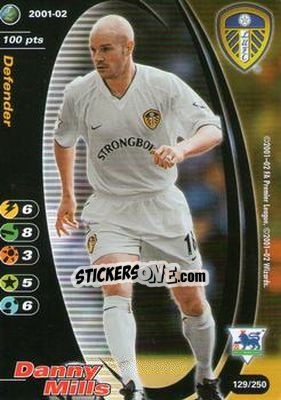 Sticker Danny Mills - Football Champions England 2001-2002 - Wizards of The Coast