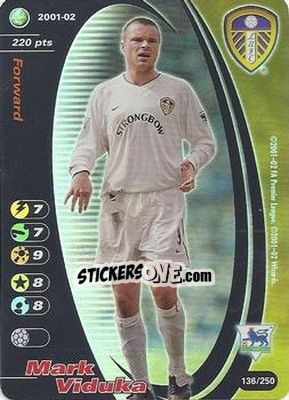 Sticker Mark Viduka - Football Champions England 2001-2002 n. 136 - Wizards of The Coast