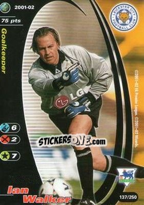 Sticker Ian Walker - Football Champions England 2001-2002 n. 137 - Wizards of The Coast