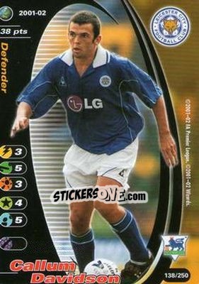 Cromo Callum Davidson - Football Champions England 2001-2002 n. 138 - Wizards of The Coast