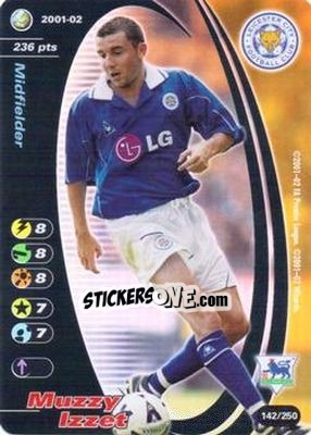 Sticker Muzzy Izzet - Football Champions England 2001-2002 n. 142 - Wizards of The Coast