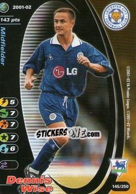 Sticker Dennis Wise - Football Champions England 2001-2002 n. 145 - Wizards of The Coast