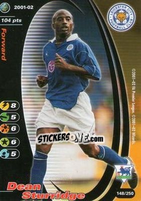 Sticker Dean Sturridge - Football Champions England 2001-2002 n. 148 - Wizards of The Coast
