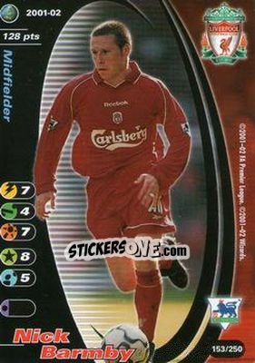 Sticker Nick Barmby - Football Champions England 2001-2002 - Wizards of The Coast