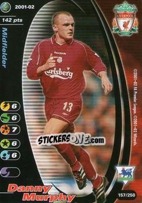 Sticker Danny Murphy - Football Champions England 2001-2002 n. 157 - Wizards of The Coast