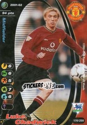 Sticker Luke Chadwick - Football Champions England 2001-2002 n. 170 - Wizards of The Coast