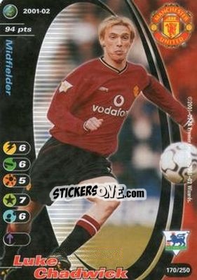 Sticker Luke Chadwick - Football Champions England 2001-2002 - Wizards of The Coast