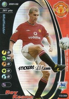 Sticker Roy Keane - Football Champions England 2001-2002 n. 172 - Wizards of The Coast