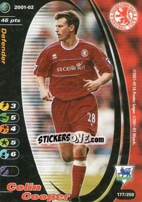 Sticker Colin Cooper - Football Champions England 2001-2002 n. 177 - Wizards of The Coast