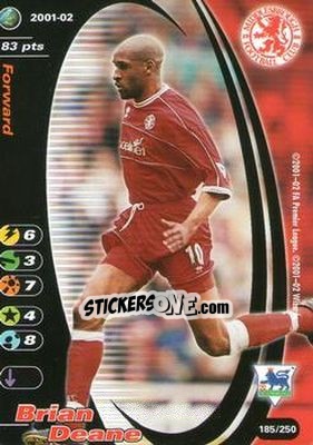 Sticker Brian Deane - Football Champions England 2001-2002 n. 185 - Wizards of The Coast