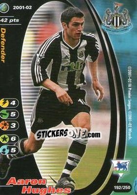 Sticker Aaron Hughes - Football Champions England 2001-2002 n. 192 - Wizards of The Coast