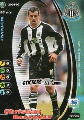 Figurina Christian Bassedas - Football Champions England 2001-2002 n. 194 - Wizards of The Coast