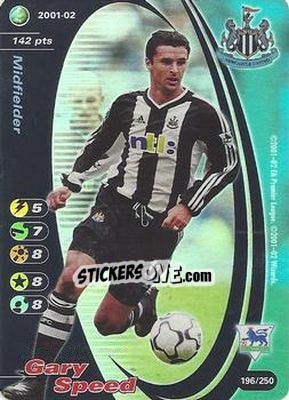 Sticker Gary Speed - Football Champions England 2001-2002 n. 196 - Wizards of The Coast