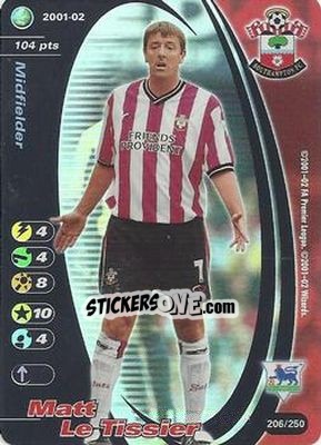 Cromo Matt Le Tissier - Football Champions England 2001-2002 - Wizards of The Coast