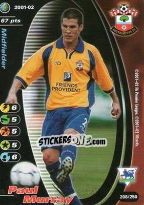 Cromo Paul Murray - Football Champions England 2001-2002 n. 208 - Wizards of The Coast