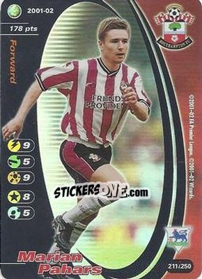 Sticker Marian Pahars - Football Champions England 2001-2002 n. 211 - Wizards of The Coast