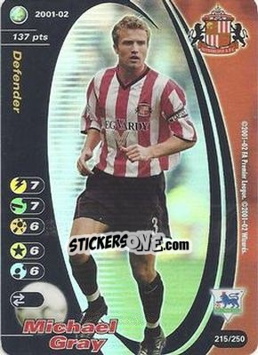 Sticker Michael Gray - Football Champions England 2001-2002 n. 215 - Wizards of The Coast