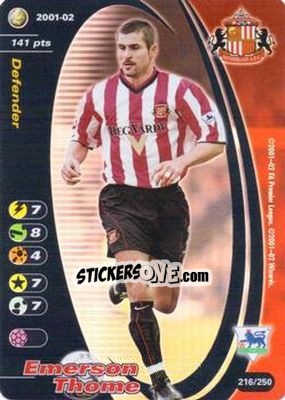 Sticker Emerson Thome - Football Champions England 2001-2002 - Wizards of The Coast
