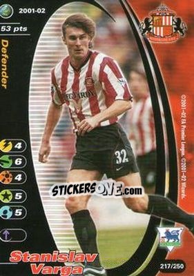 Cromo Stanislav Varga - Football Champions England 2001-2002 - Wizards of The Coast