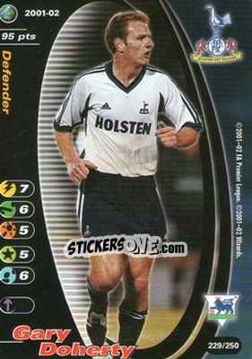 Sticker Gary Doherty - Football Champions England 2001-2002 n. 229 - Wizards of The Coast