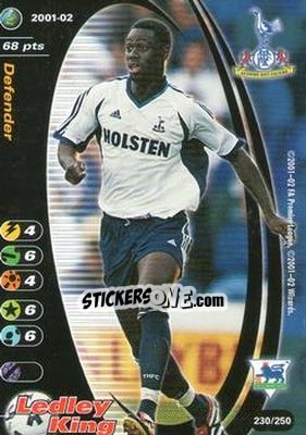 Sticker Ledley King - Football Champions England 2001-2002 n. 230 - Wizards of The Coast