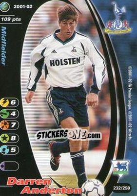 Sticker Darren Anderton - Football Champions England 2001-2002 n. 232 - Wizards of The Coast