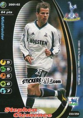 Sticker Stephen Clemence - Football Champions England 2001-2002 n. 233 - Wizards of The Coast