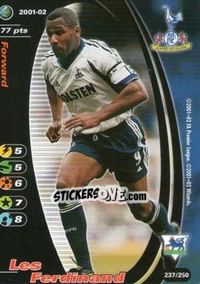 Sticker Les Ferdinand - Football Champions England 2001-2002 n. 237 - Wizards of The Coast