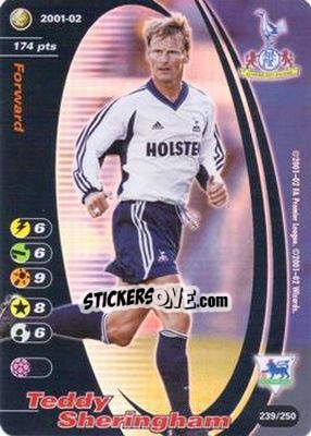 Sticker Teddy Sheringham - Football Champions England 2001-2002 - Wizards of The Coast