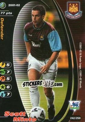 Figurina Scott Minto - Football Champions England 2001-2002 n. 242 - Wizards of The Coast