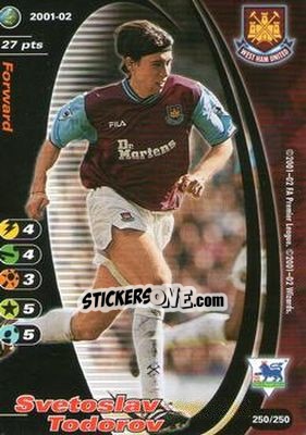 Sticker Svetoslav Todorov - Football Champions England 2001-2002 - Wizards of The Coast