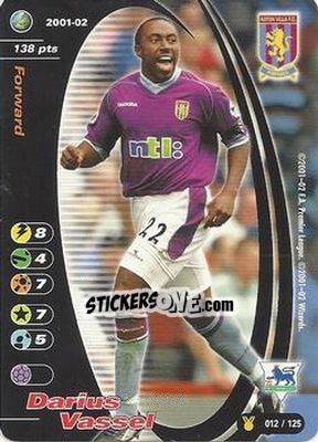 Sticker Darius Vassell - Football Champions England 2001-2002 n. u12 - Wizards of The Coast