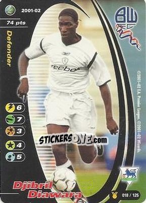 Sticker Djibril Diawara - Football Champions England 2001-2002 n. u18 - Wizards of The Coast