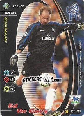 Sticker Ed De Goey - Football Champions England 2001-2002 - Wizards of The Coast