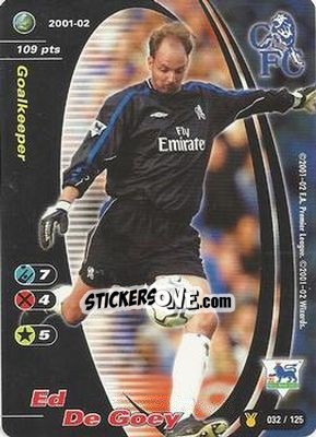 Sticker Ed De Goey - Football Champions England 2001-2002 n. u32 - Wizards of The Coast