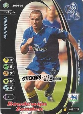 Sticker Boudewijn Zenden - Football Champions England 2001-2002 n. u36 - Wizards of The Coast