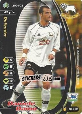 Sticker Daniele Daino - Football Champions England 2001-2002 n. u40 - Wizards of The Coast