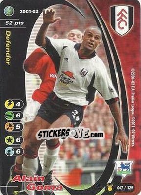 Sticker Alain Goma - Football Champions England 2001-2002 n. u47 - Wizards of The Coast