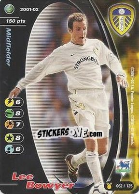 Sticker Lee Bowyer - Football Champions England 2001-2002 n. u62 - Wizards of The Coast
