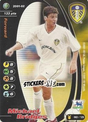 Sticker Michael Bridges - Football Champions England 2001-2002 n. u63 - Wizards of The Coast