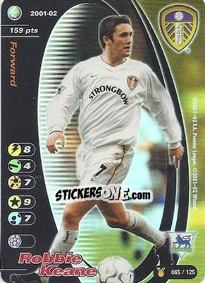 Cromo Robbie Keane - Football Champions England 2001-2002 - Wizards of The Coast