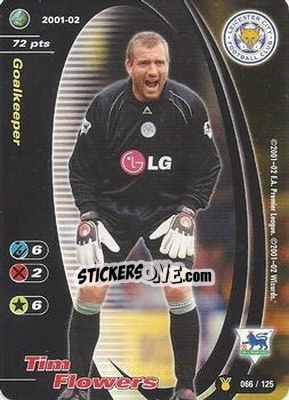 Cromo Tim Flowers - Football Champions England 2001-2002 - Wizards of The Coast