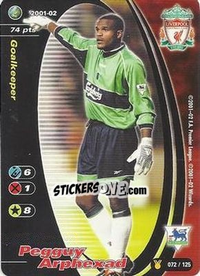 Sticker Pegguy Arphexad - Football Champions England 2001-2002 - Wizards of The Coast