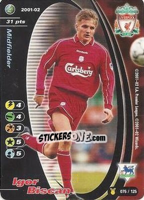 Sticker Igor Biscan - Football Champions England 2001-2002 n. u75 - Wizards of The Coast