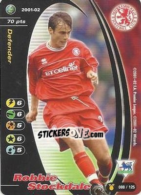 Sticker Robbie Stockdale - Football Champions England 2001-2002 - Wizards of The Coast