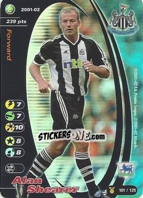 Cromo Alan Shearer - Football Champions England 2001-2002 - Wizards of The Coast