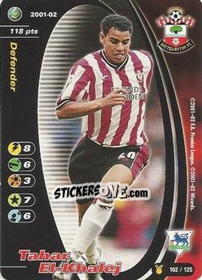Figurina Tahar El-Khalej - Football Champions England 2001-2002 n. u102 - Wizards of The Coast