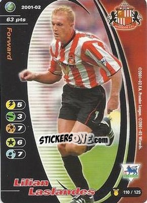Sticker Lilian Laslandes - Football Champions England 2001-2002 n. u110 - Wizards of The Coast