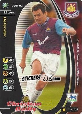 Sticker Christian Dailly - Football Champions England 2001-2002 - Wizards of The Coast